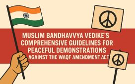 Muslim Bandŝhyava Vedike Leads Peaceful Protests Against Waqf Amendment