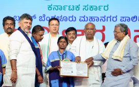 Over 12,000 Civic Workers Made Permanent on Labour Day in Bengaluru