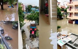 "Monsoon Misery: Bengaluru’s HBR Layout Floods as Politicians Look Away"